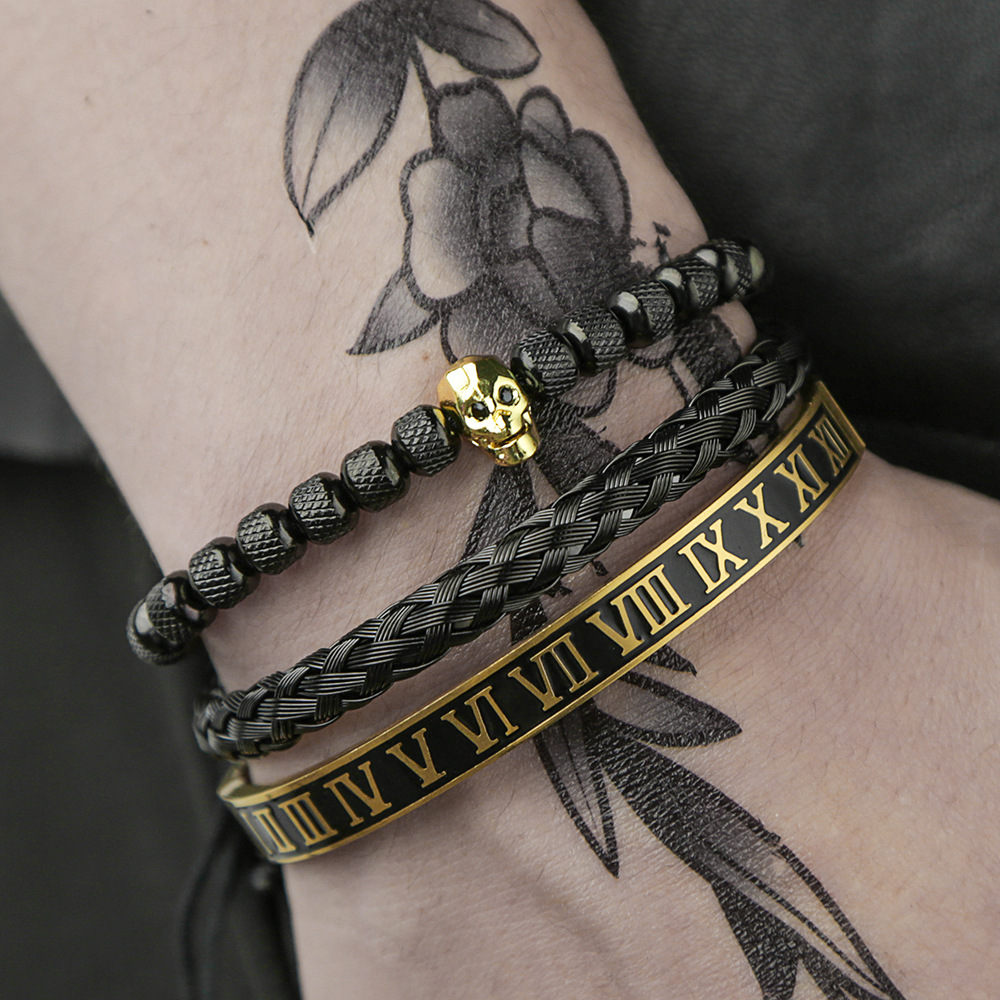 Set Bracciali Skull