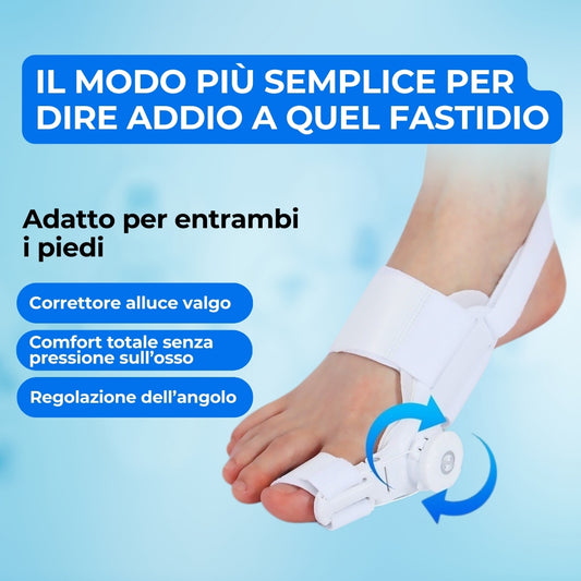 Correttore Alluce Valgo ComfortPlus™ – Sollievo Immediato dal Dolore e Camminata Più Naturale