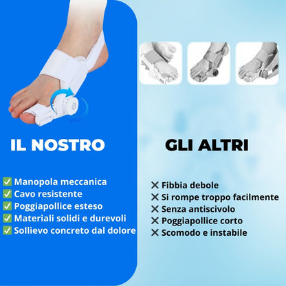 Correttore Alluce Valgo ComfortPlus™ – Sollievo Immediato dal Dolore e Camminata Più Naturale