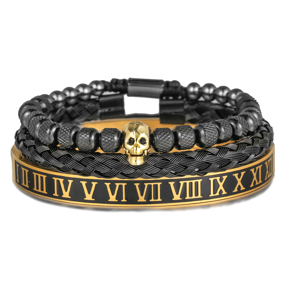 Set Bracciali Skull