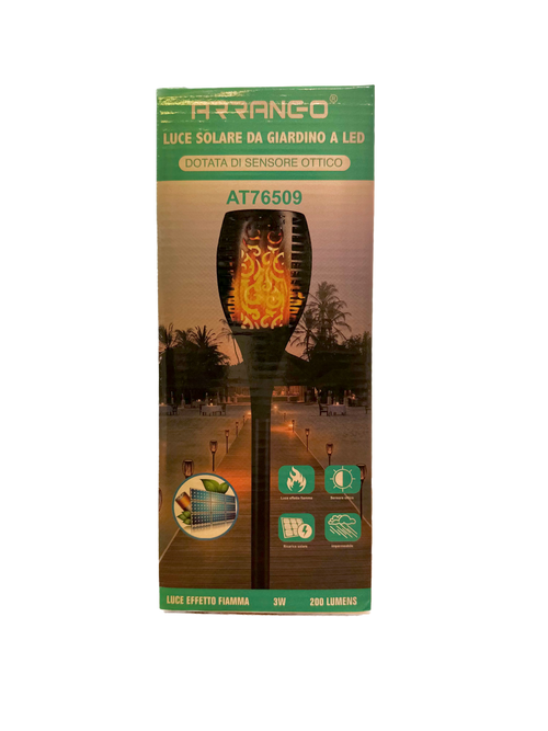 Torcia solare con Effetto Fuoco Sun Blaze - BUNDLE 3 Pezzi